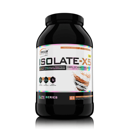 Isolate X5 Genius Nutrition-висококачествен протеин изолат за максимални резултати.