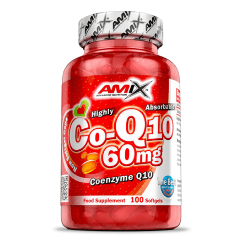 AMIX Coenzyme Q10 60 mg. / 100 Softgels.
